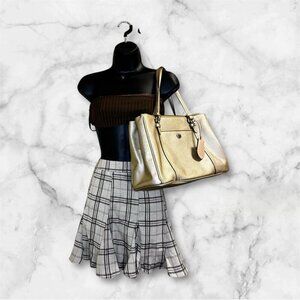 Faded Floral Boutique Plaid Skirt – Brand New with Tags!